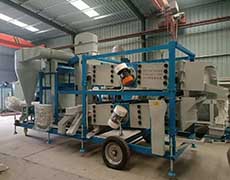 茂恒機械：5XFQSJ-7.5DM型風選分級篩裝車發貨！